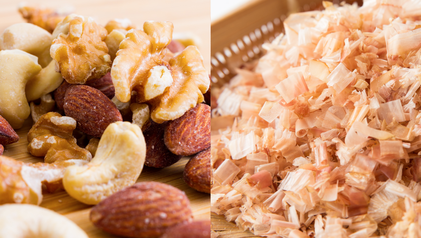 Nuts, Snacks/Flaked bonito